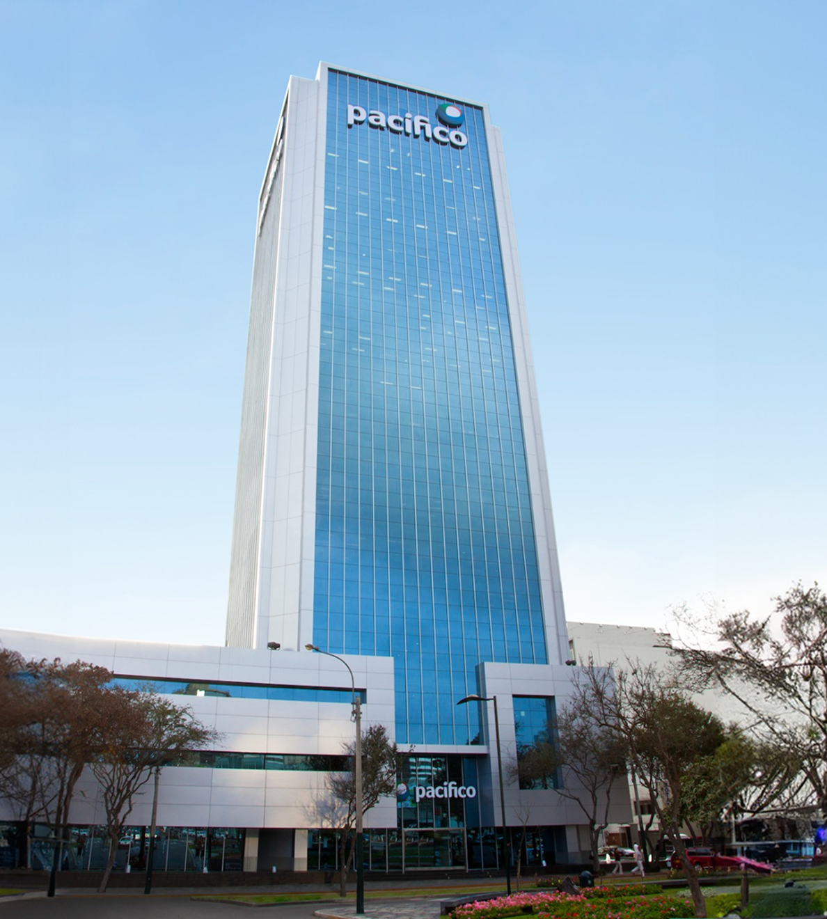 Torre Pacífico Seguros, plataforma principal de atención al cliente en Lima ubicada en San Isidro