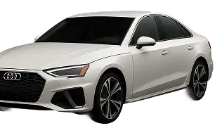 Auto blanco brillante alusivo a descuentos en el mantenimiento vehicular y lavado.